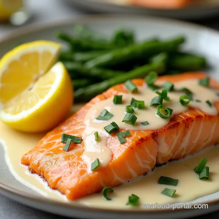 Sunshine on a Plate Creamy Lemon Salmon