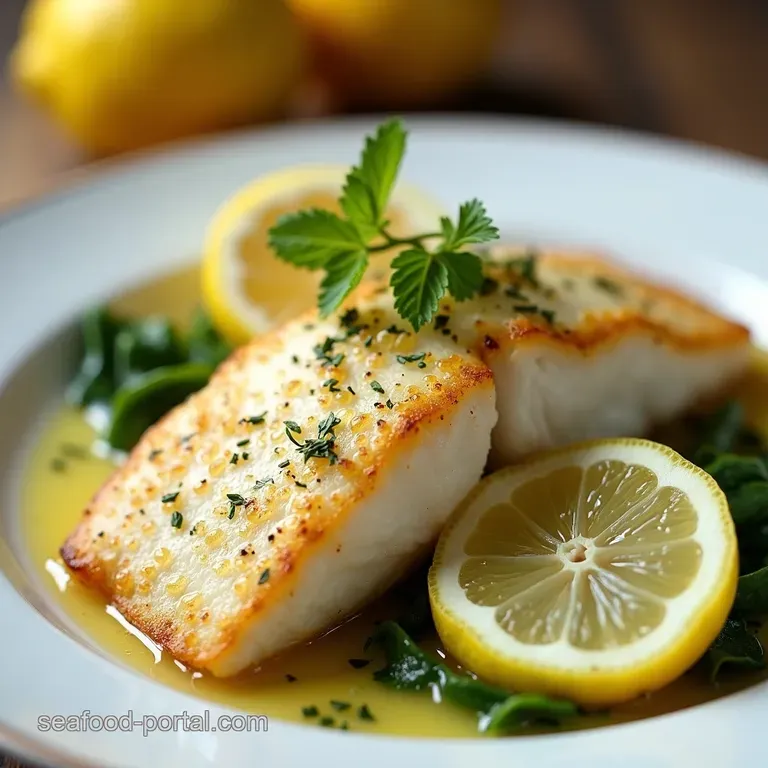 Sunshine on a Plate Zesty Lemon Butter Fish Fillet