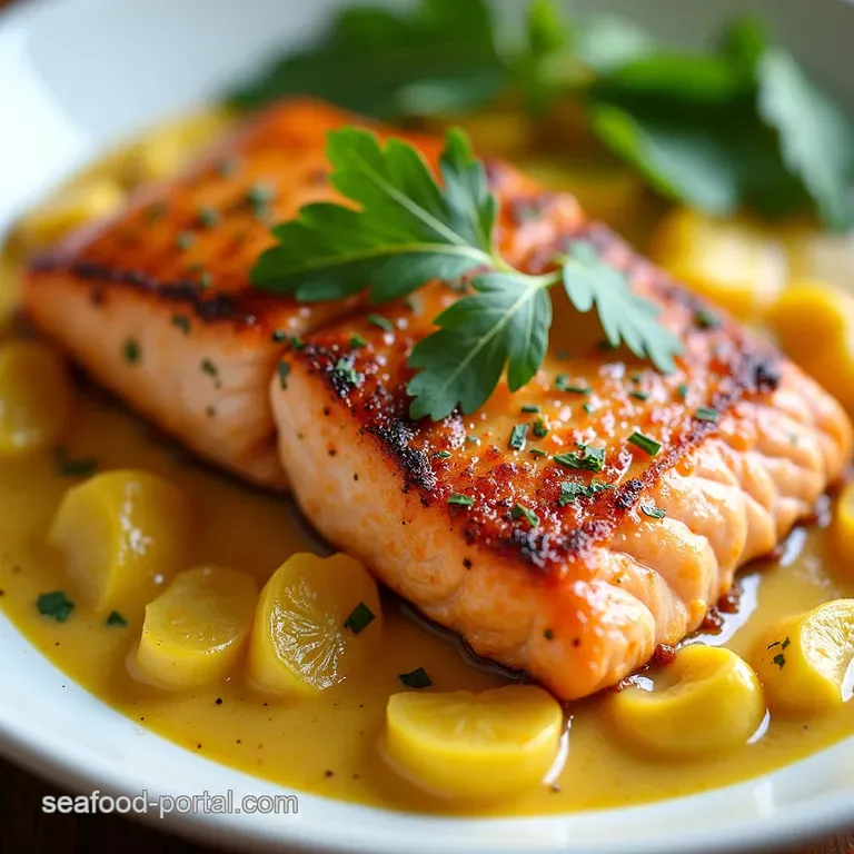 Caribbean Coconut Curry Salmon Ready in 35 Mins