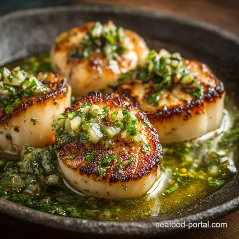 Summer Scallop Recipes: Perfectly Seared Scallops with Salsa Verde
