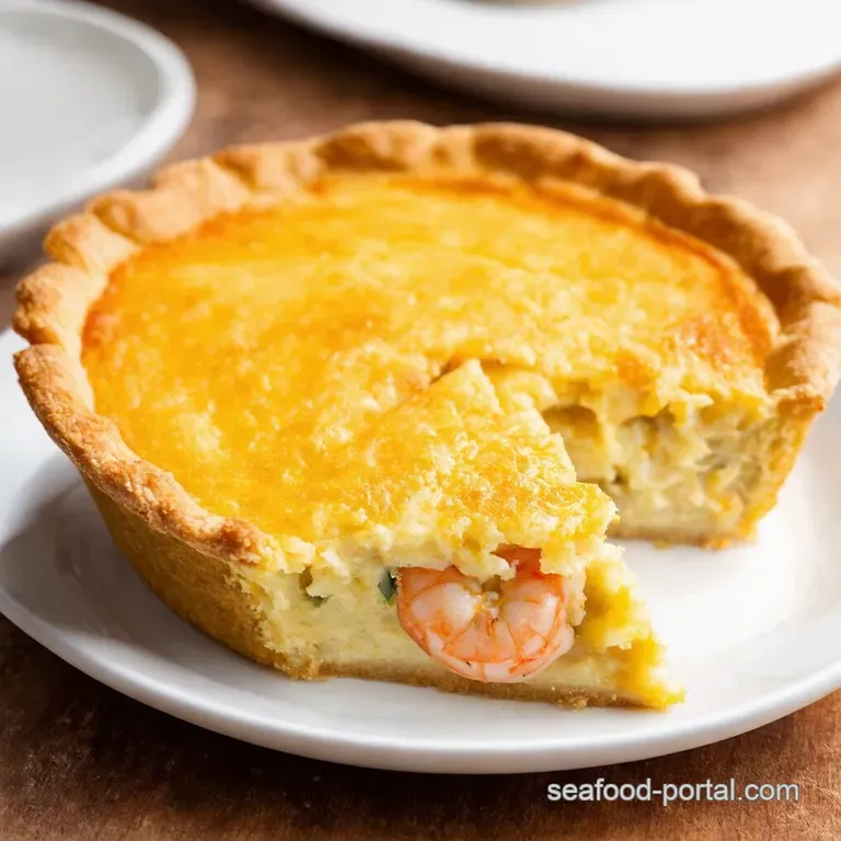 Sunshine State Shrimp Pie a Creamy Coastal Delight presentation