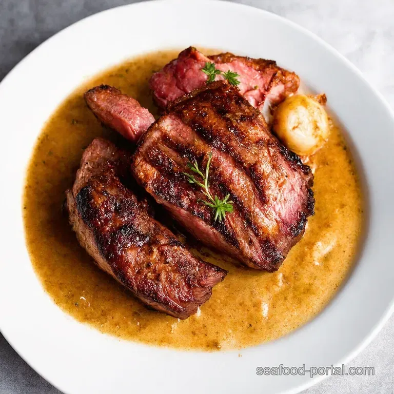 Surf Turf Extravaganza Steak Lobster with Dreamy Garlic Cream