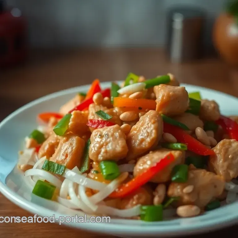 Sweet and Savory Chicken Stir-Fry with Peanuts