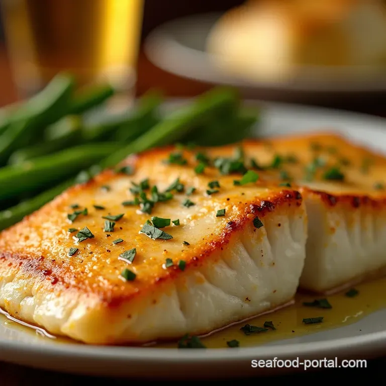 Sweet Dijon Glazed Basa Fillet a Weeknight Wonder presentation