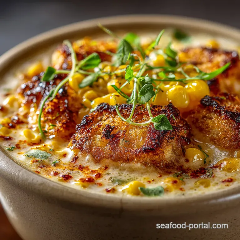 Sweet Summers Kiss a Creamy Corn Chowder Thatll Knock Your Socks off presentation