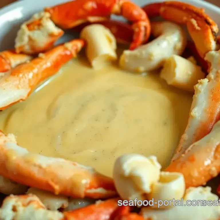 Sweet & Tender Crab Legs with Garlic Butter Dipping Sauce
