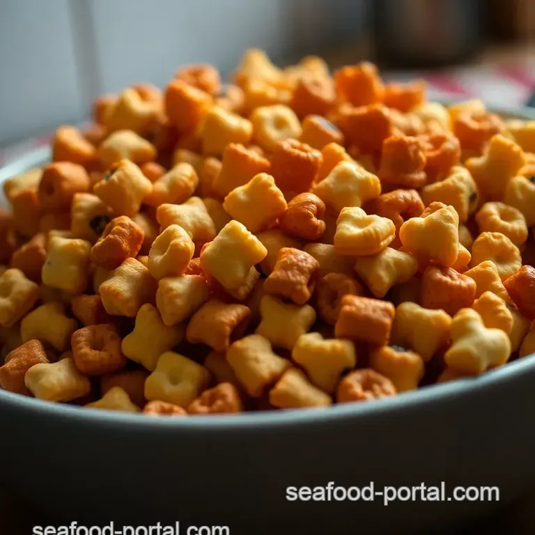 Taco Seasoned Snack Mix Delight presentation