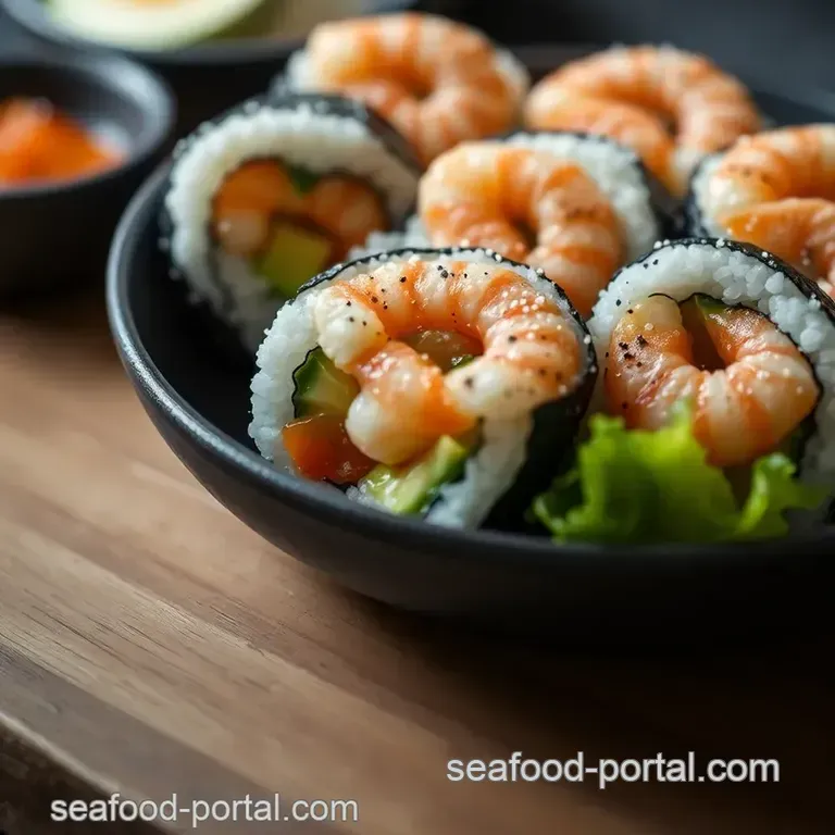 Tempura Sushi Rolls: A Crunchy Delight presentation