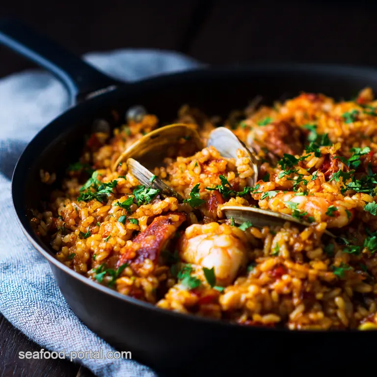 The Absolute Best Weeknight Paella No Pressure presentation