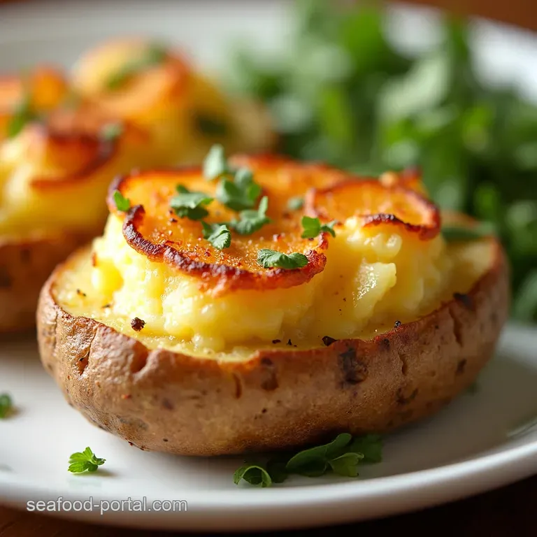 The Crispiest Fluffiest Oven Baked Potato Ever