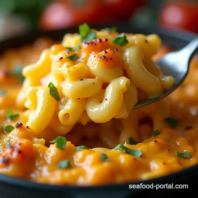 The Crown Jewel of Comfort Chefs Ultimate Baked Mac Cheese presentation
