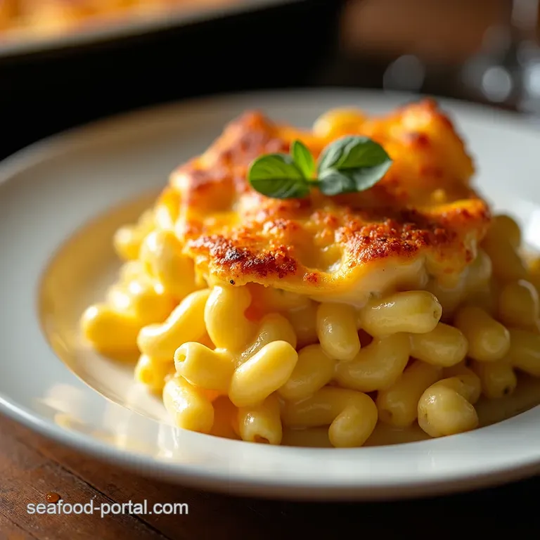 Chefs Ultimate Creamy Baked Mac Cheese Gruyere and Cheddar Perfection