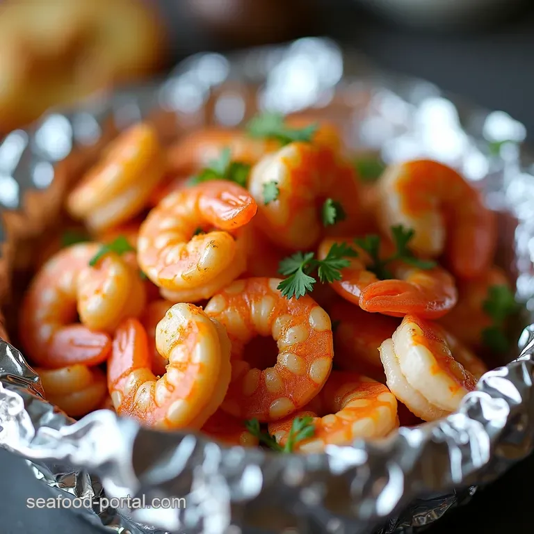Easy NoPot Shrimp Boil Foil Packets Quick Cleanup