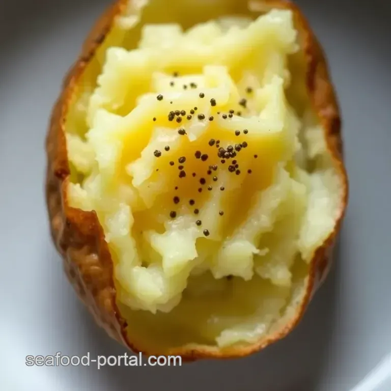 The Foolproof Baked Potato: Crispy Skin Fluffy Inside presentation