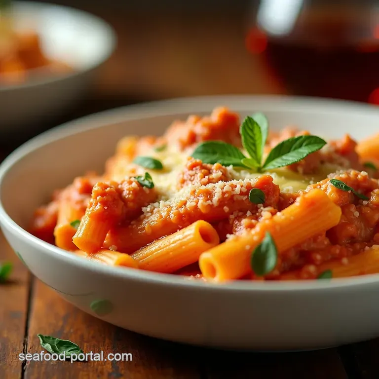 The Millionaires Bake ExtraCheesy SlowSimmered Baked Ziti presentation