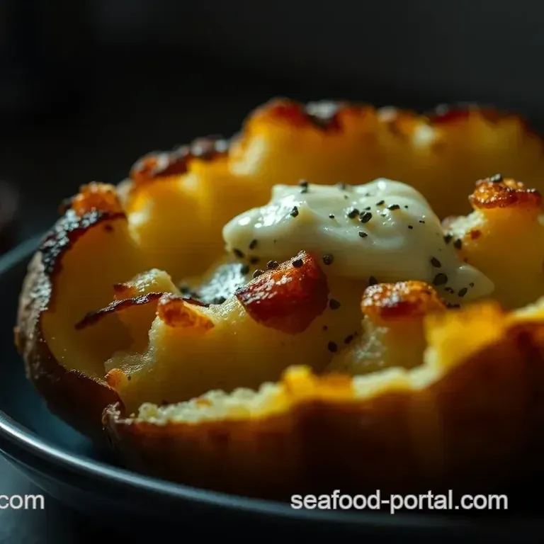 The Perfectly Crispy Baked Potato: A Pub Lunch Staple Elevated