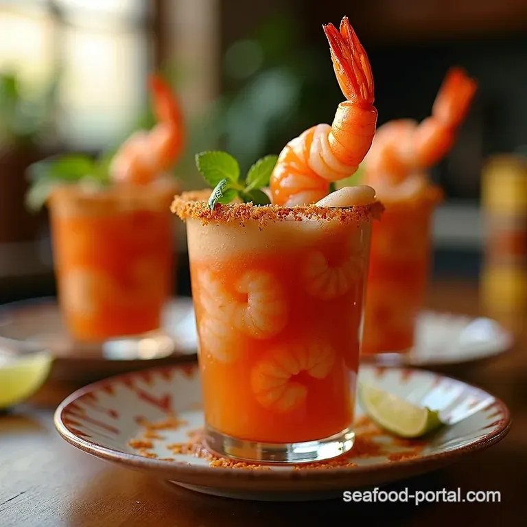 The Proper Prawn Cocktail Zesty Authentic Mexican Shrimp Cocktail presentation