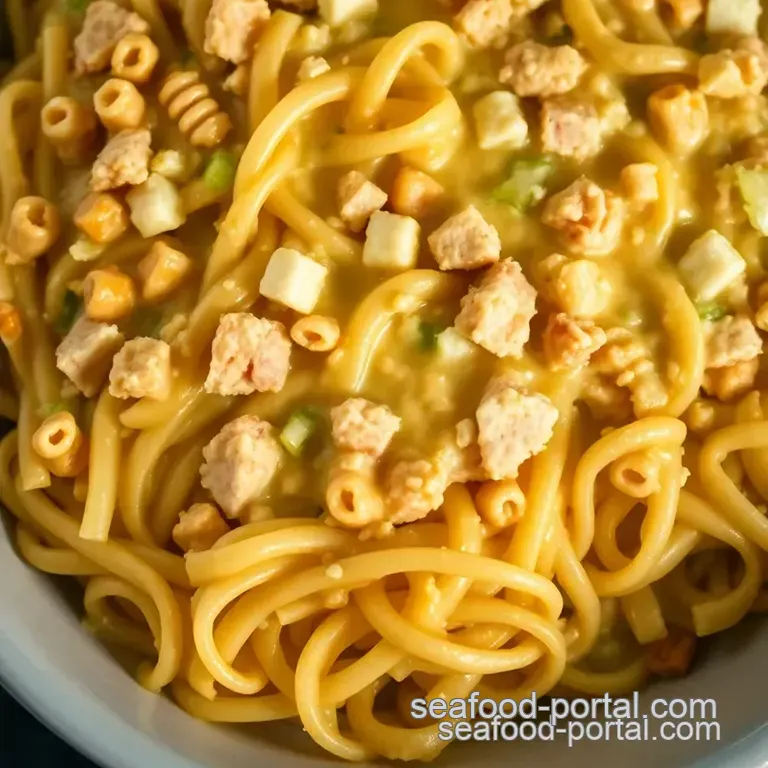 The Ultimate Easy Tuna Casserole presentation