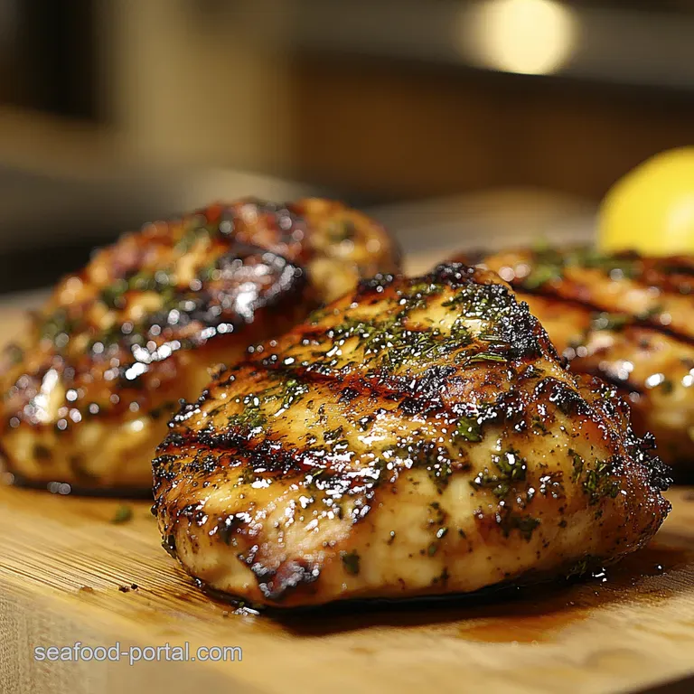 The Ultimate LemonHerb Grilled Chicken Marinade presentation