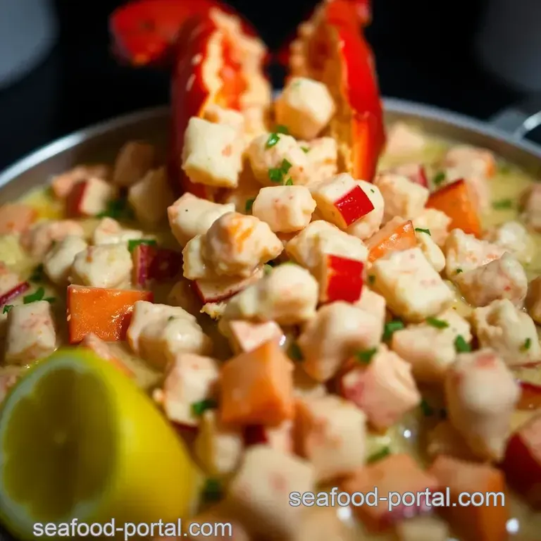 The Ultimate New England Lobster Roll presentation