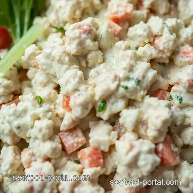 The Ultimate Tuna Salad: Creamy Crunchy Craveable presentation