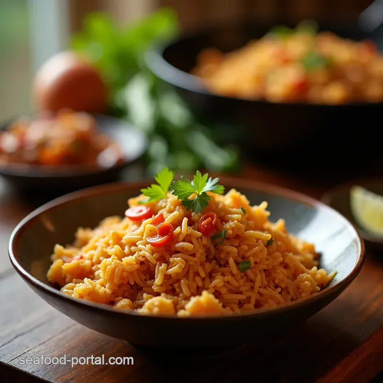 The Wok Star Speedy Savoury Weeknight Fried Rice presentation