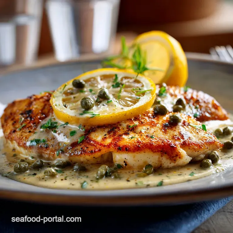 Tilapia with Lemon Caper Sauce: 25-Minute Weeknight Winner presentation