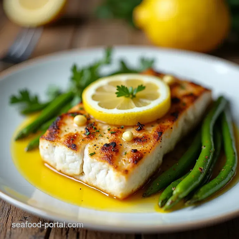 Tinas Sunshine Grilled Fish with Zesty Coriander Lemon Butter