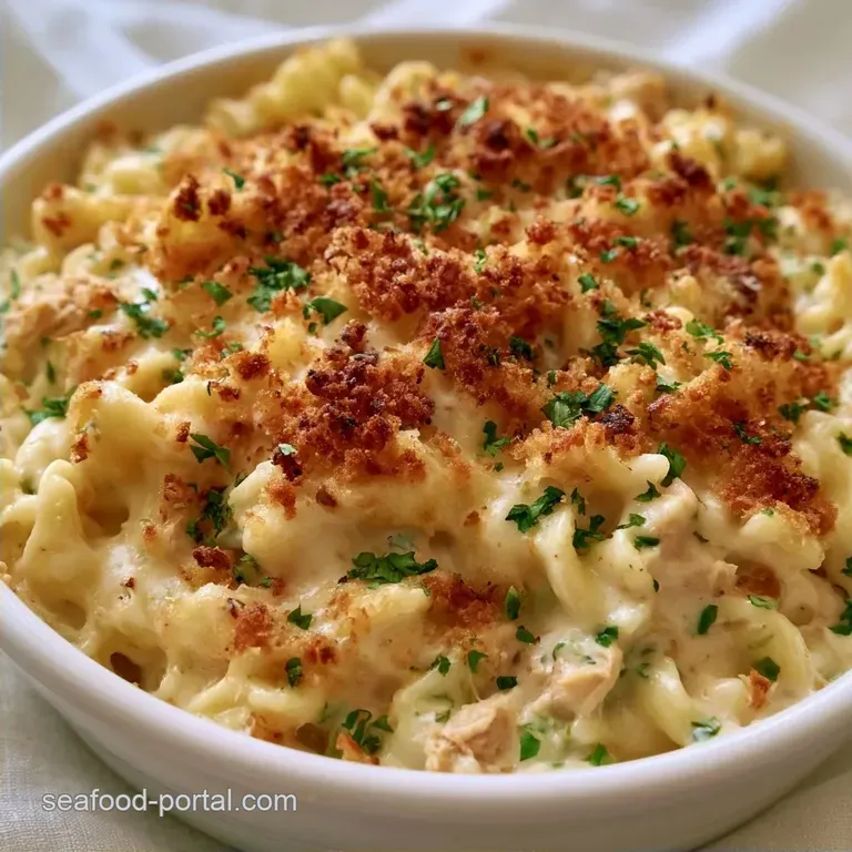 Tuna Casserole Without Canned Soup: Creamy and Baked