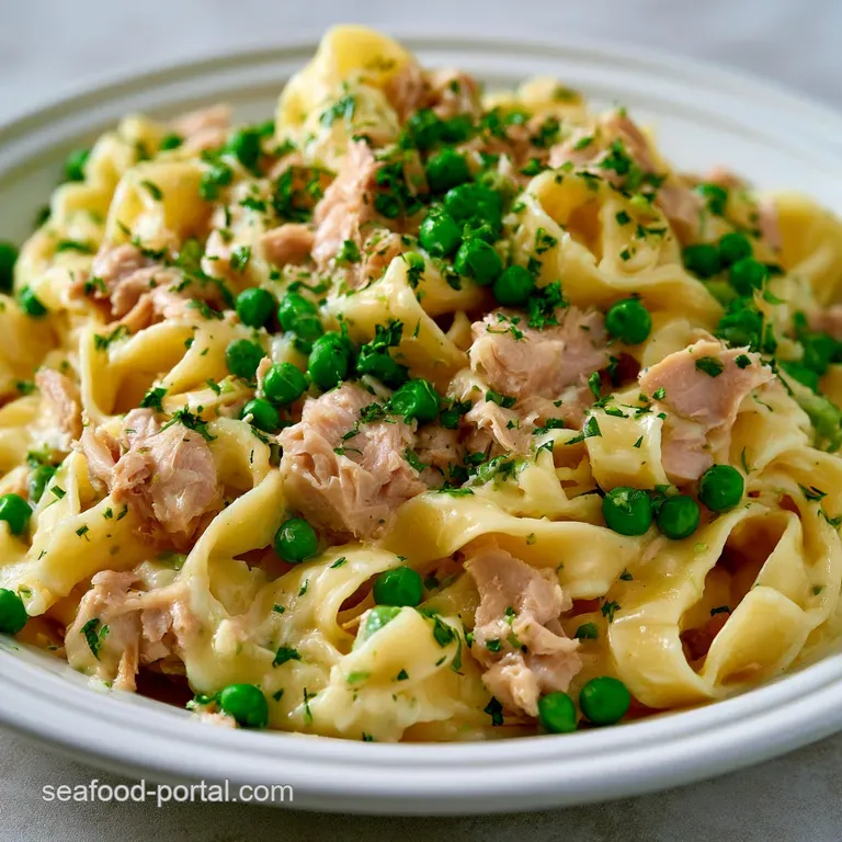 Tuna Noodle Casserole: Creamy and Homemade