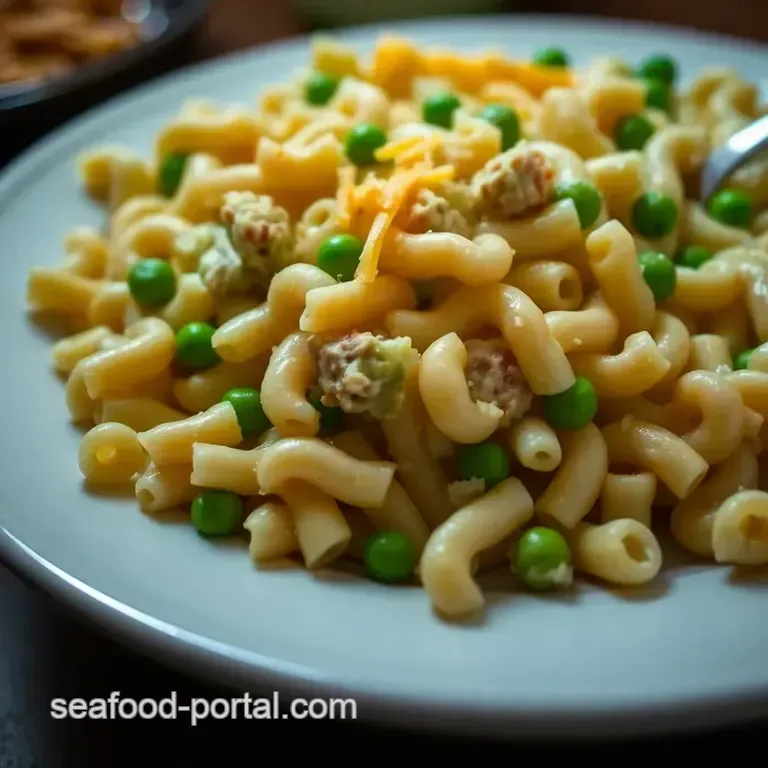 Tuna Noodle Casserole Easy presentation