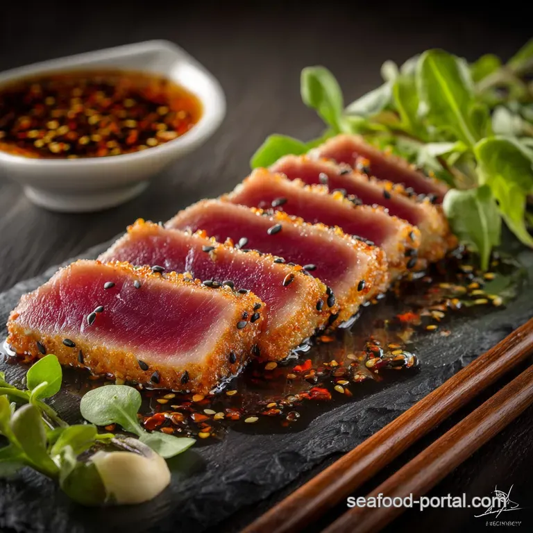 Tuna Tataki Achieve the Perfect Restaurantquality Seared Tuna Loin presentation