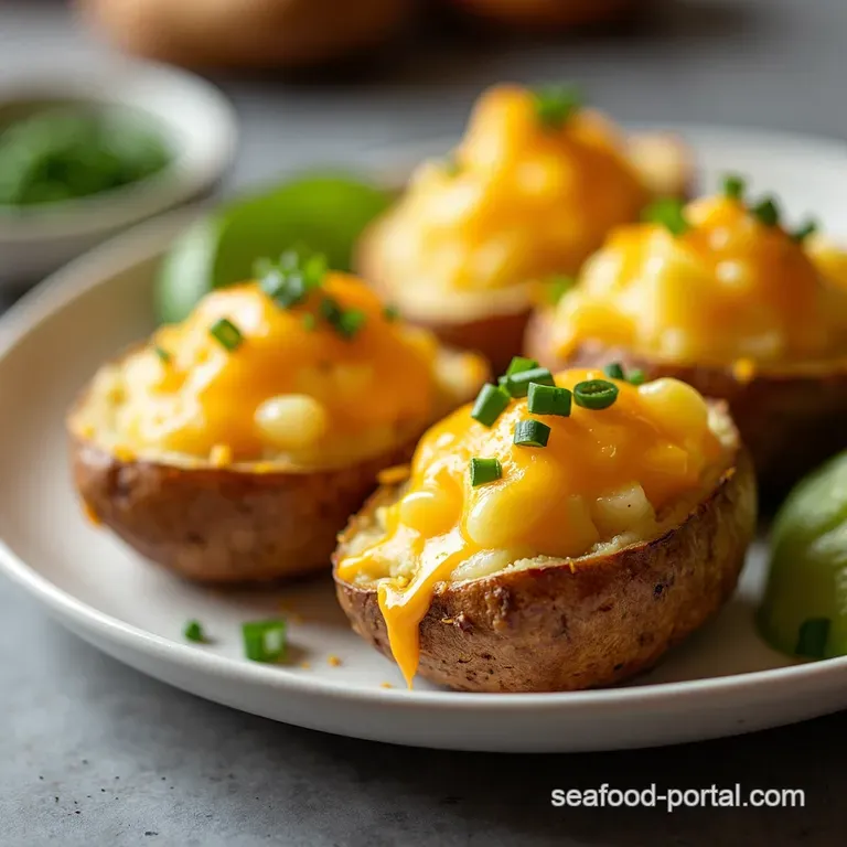 Ultimate Cheddar Chive TwiceBaked Potatoes
