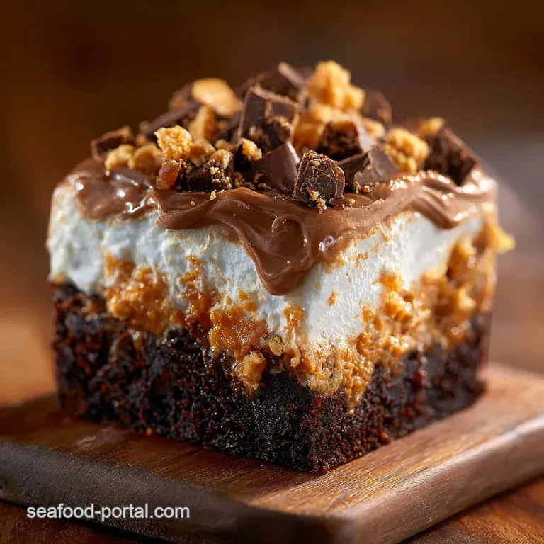 The Ultimate Chocolate Butterfinger Poke Cake: a Proper Decadent Showstopper presentation