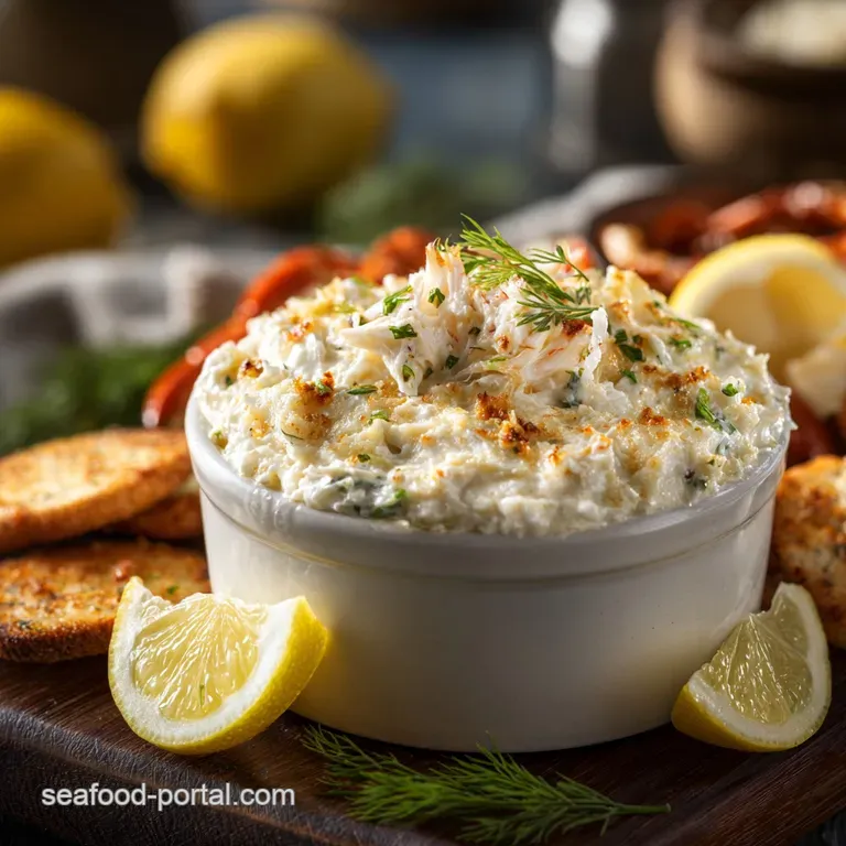 Cold Crab Dip with Cream Cheese and Mayo: Effortless 15-Minute Prep presentation