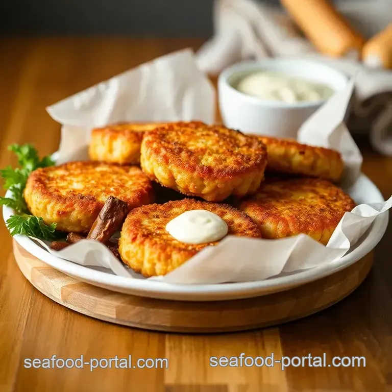 Fried Crab Cakes - Deliciously Crispy Treats presentation