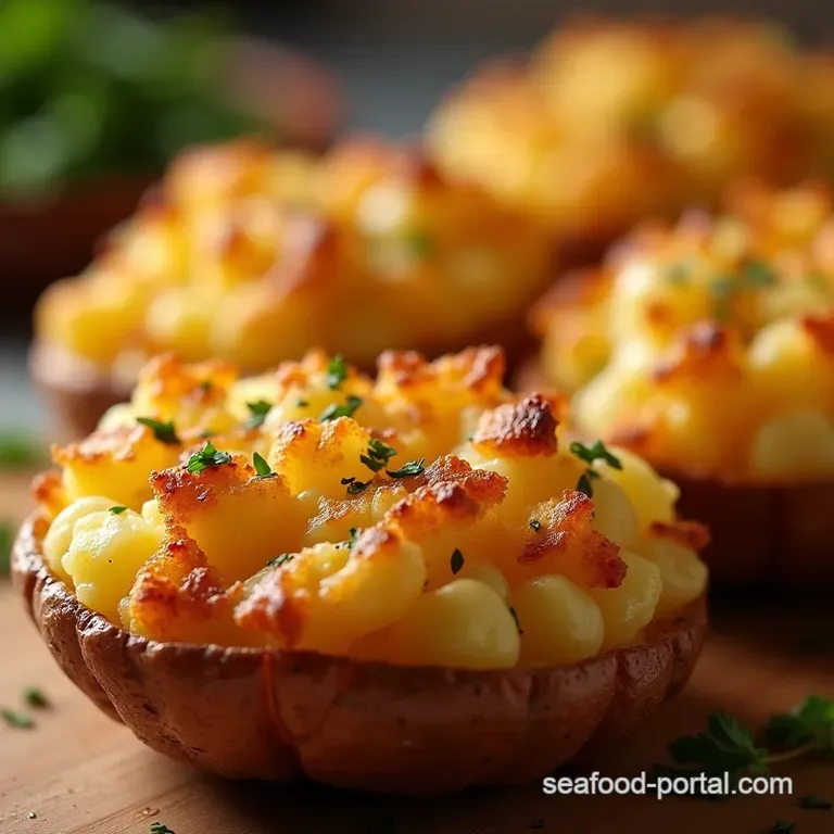 The Golden Flake Ultimate Crispy Oven Baked Potatoes presentation