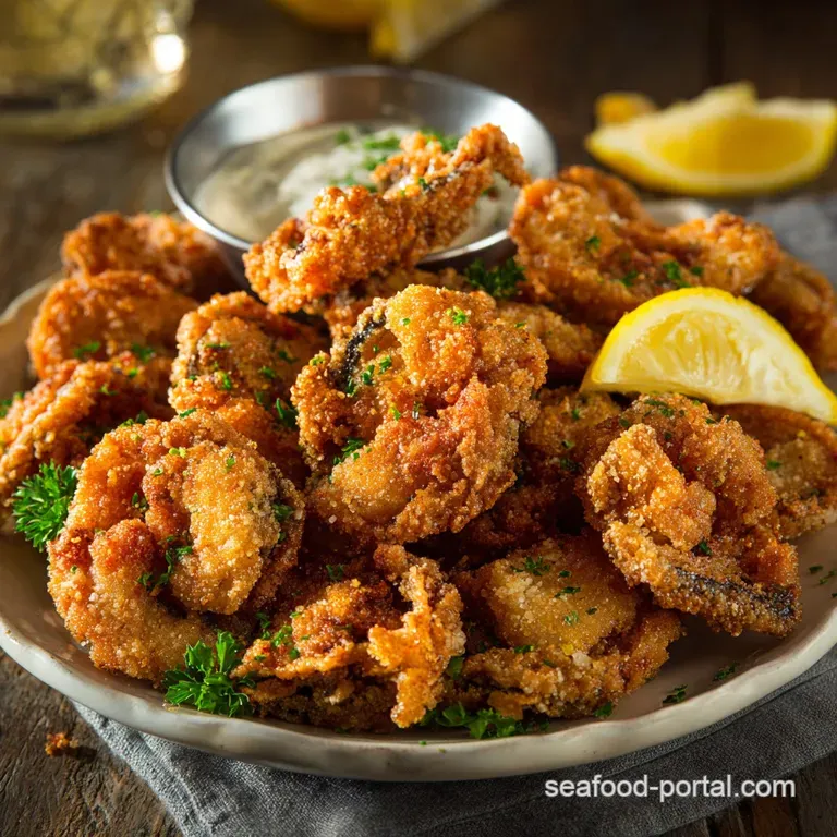 Crispy Southern Fried Oysters: Achieve That Shattering Ultimate Crunch presentation