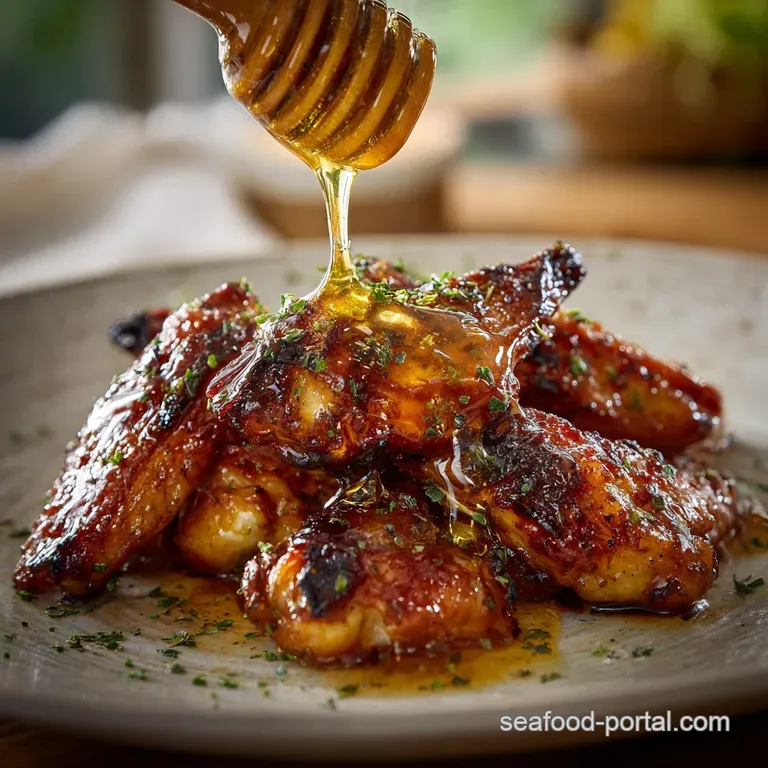 The Golden Ticket Ultimate Honey Gold Wing Sauce Sticky Sweet Smoky