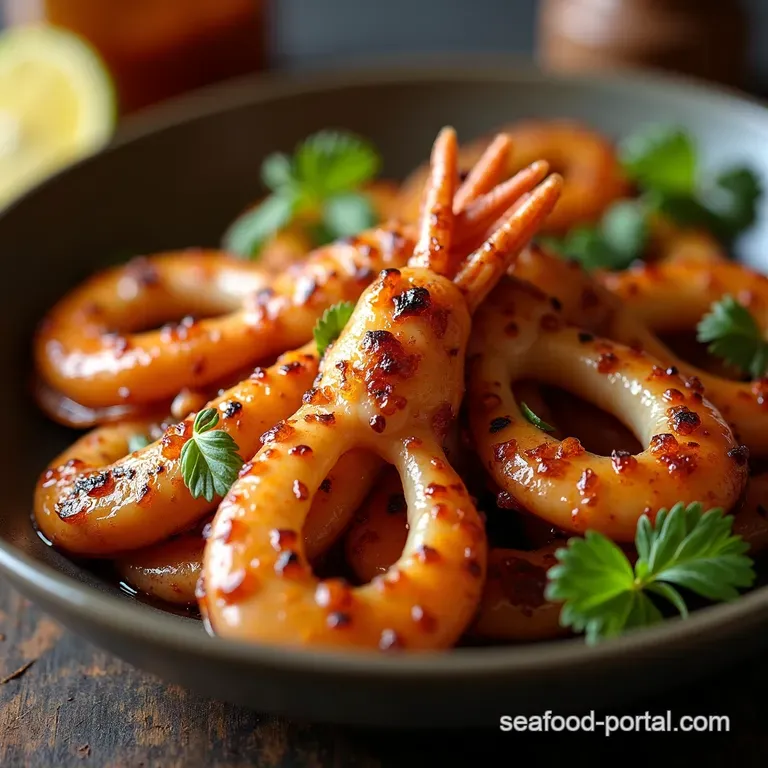 Ultimate Inihaw Na Pusit presentation