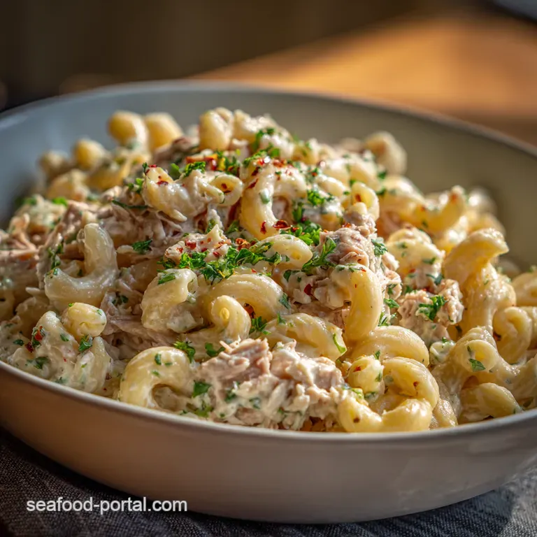 Ultimate MakeAhead Creamy Tuna Macaroni Salad