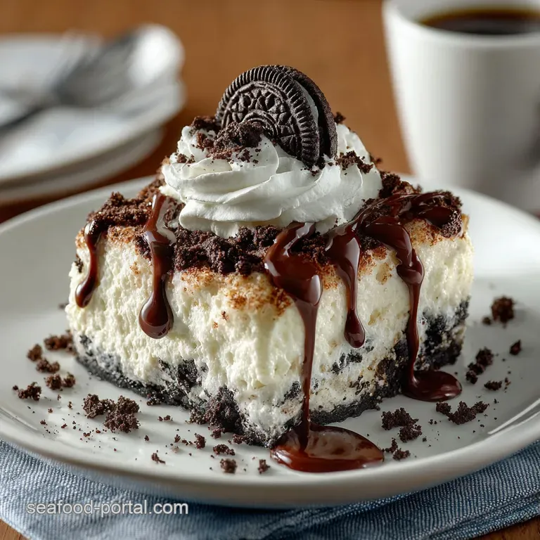 Oreo Poke Cake: the Ultimate Cookies Cream Indulgence presentation