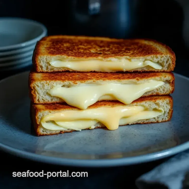 Ultimate Oven-Grilled Cheese: Crispy Gooey and Hands-Off presentation