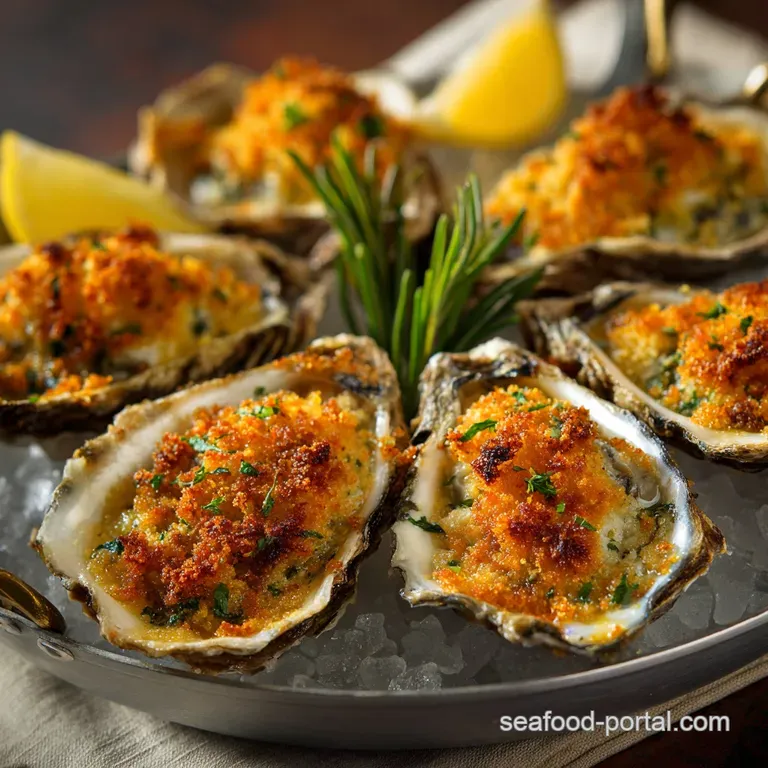 The Ultimate Oysters Bienville: a Luxurious Bite of New Orleans presentation
