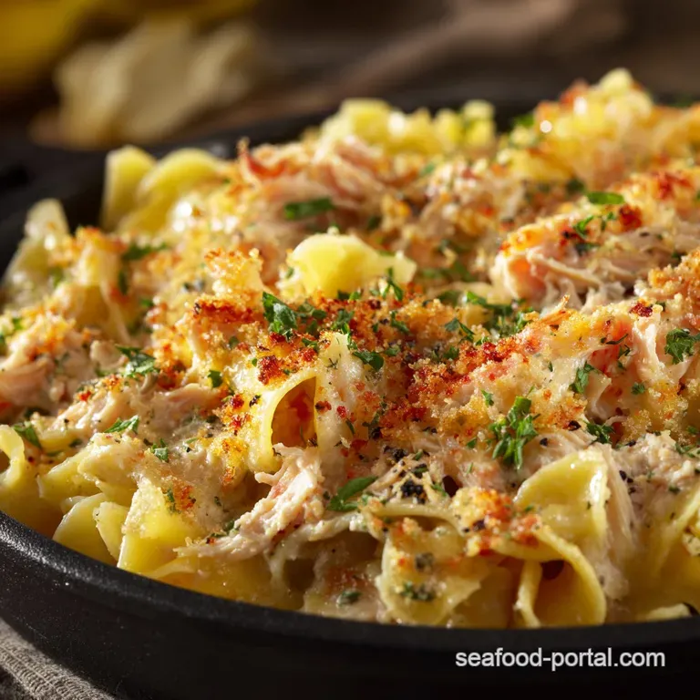 Ultimate Creamy Tuna Noodle Casserole from Scratch