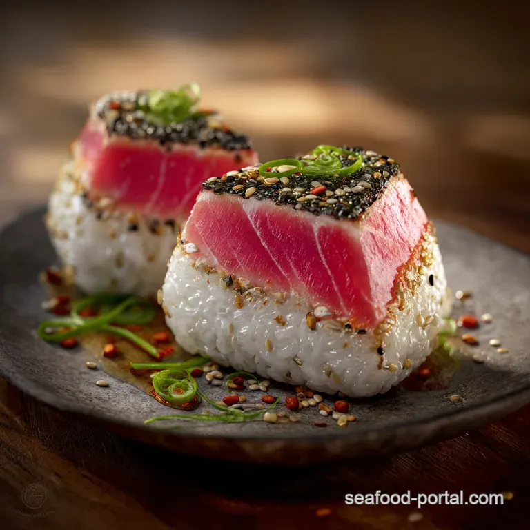 Tuna Onigiri: the Ultimate Umami-Packed Tuna Mayo Rice Balls presentation