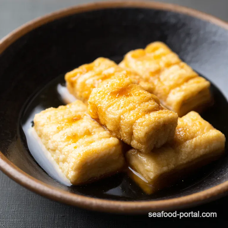 Uogashiage Chikuwa in Sweet Dashi Broth presentation