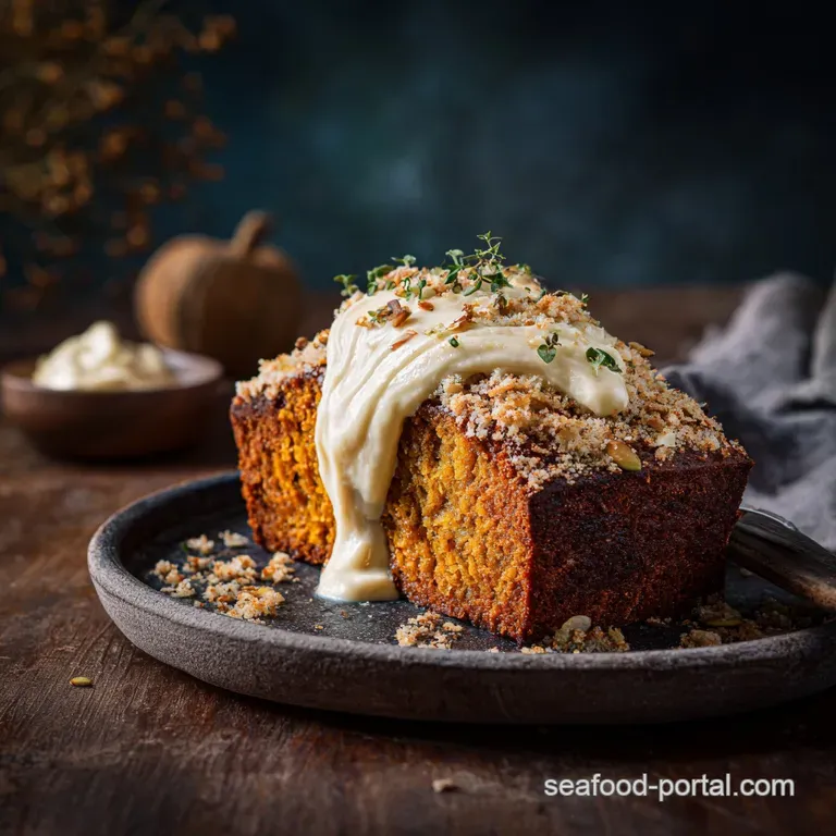 The Velvet Crumb Instant Vanilla Pudding Pumpkin Bread presentation