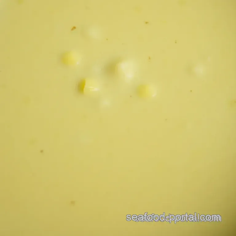 Velvety Corn and Crab Bisque presentation