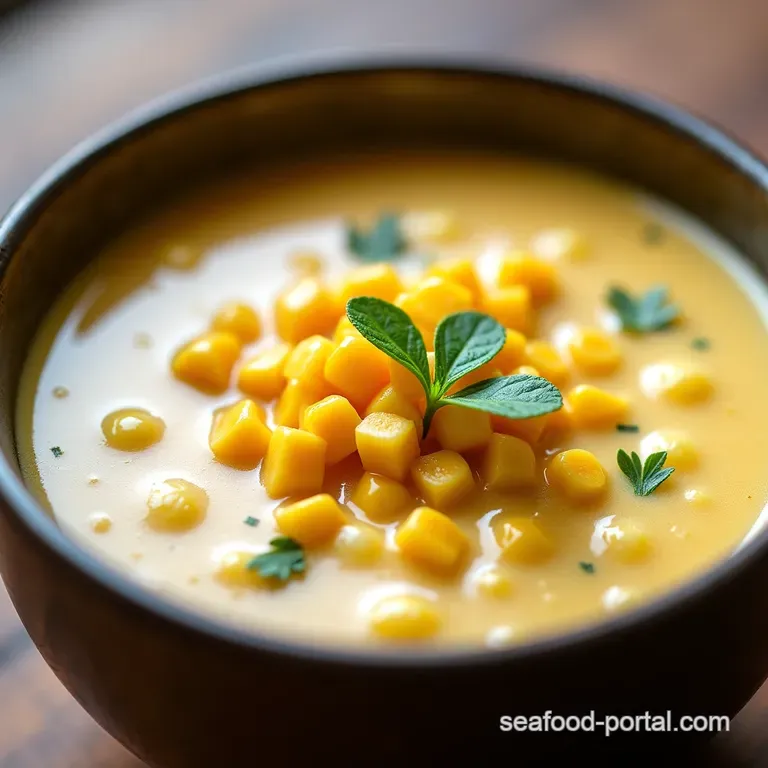 The Proper Pint of Sunshine Hearty Velvety Corn Chowder